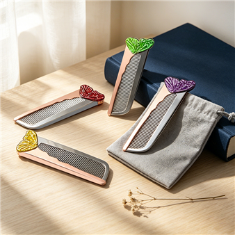 Butterfly mirror comb