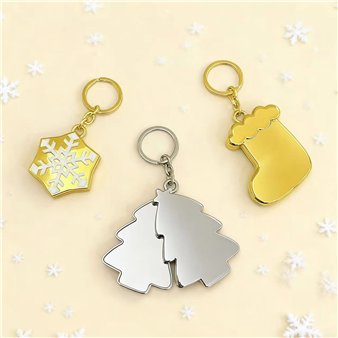 Christmas Mirror Keychain